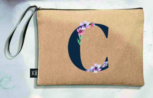 Bolso de mano letra c - regalos de boda